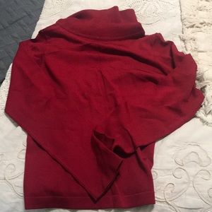 Rafaella turtleneck red sweater